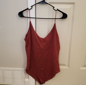 NWOT Junior's Magenta Sleeveless Bodysuit